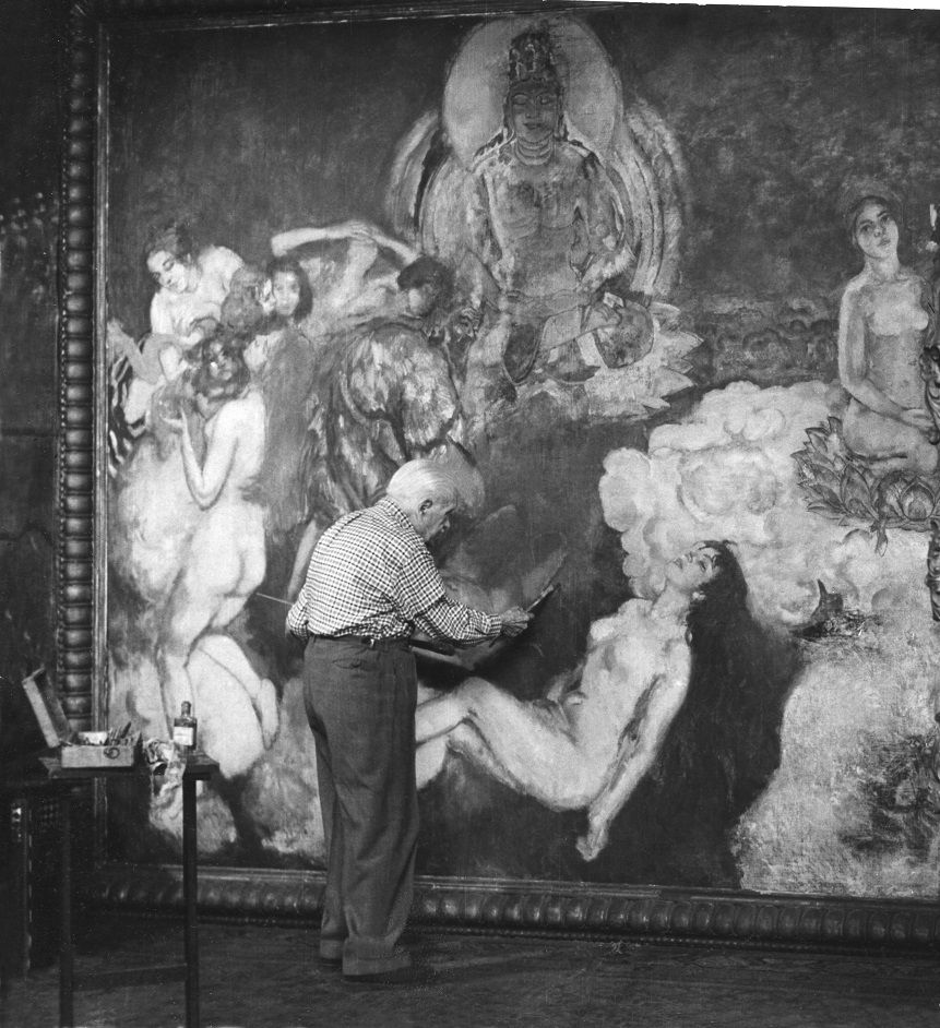 A Nirvána festése közben, 1950