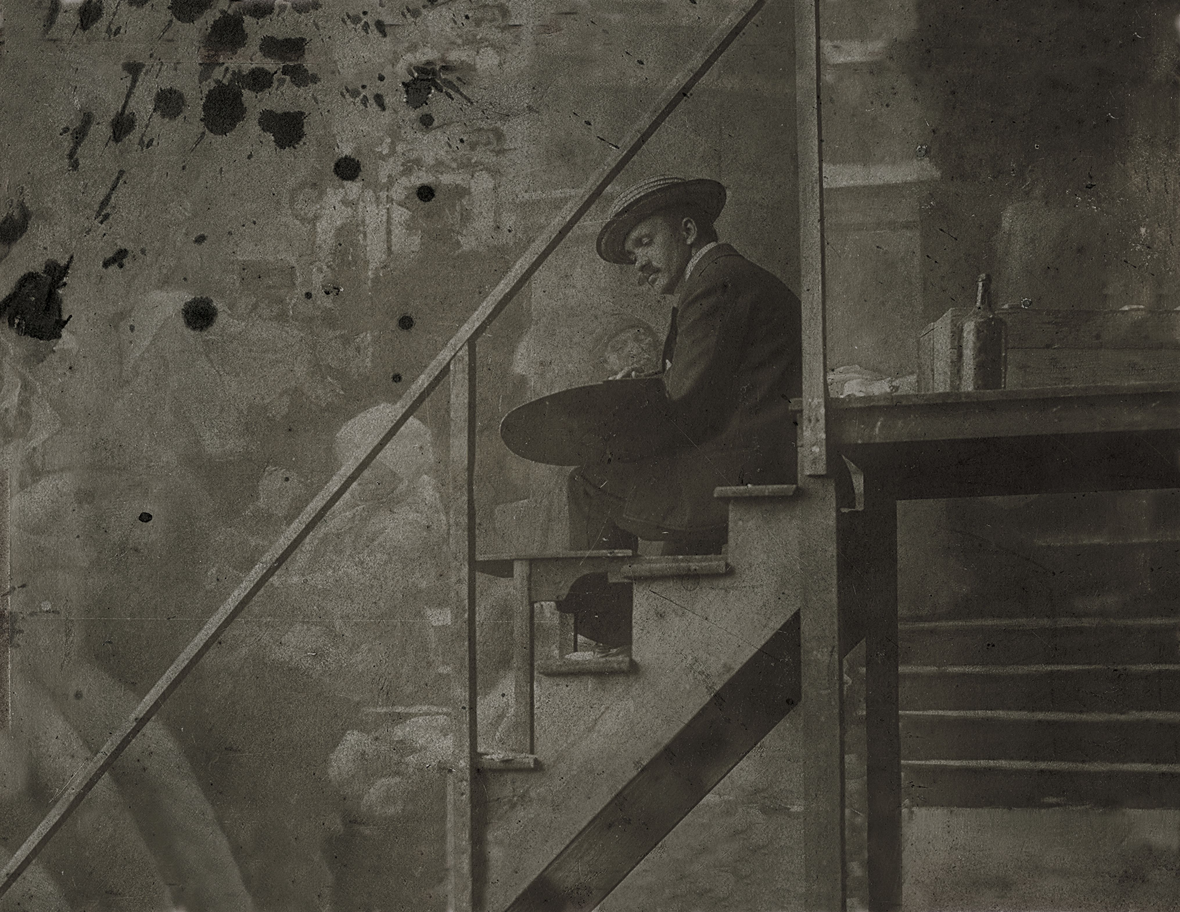 A Báthory festése közben, 1895