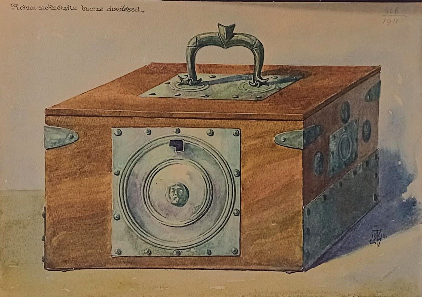 6. kép Római ládika veret. Illusztráció Philipp István alkotása.jpg