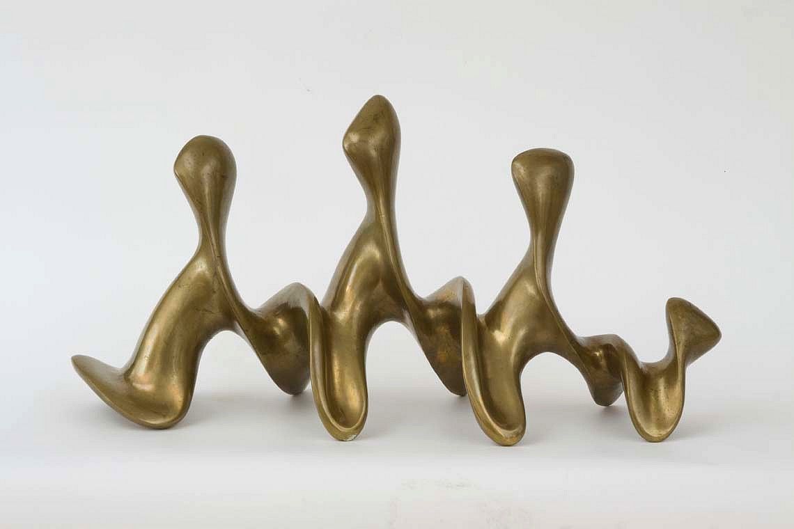 Barta_Hullám, 1949, bronz, 37,5x75x27 cm