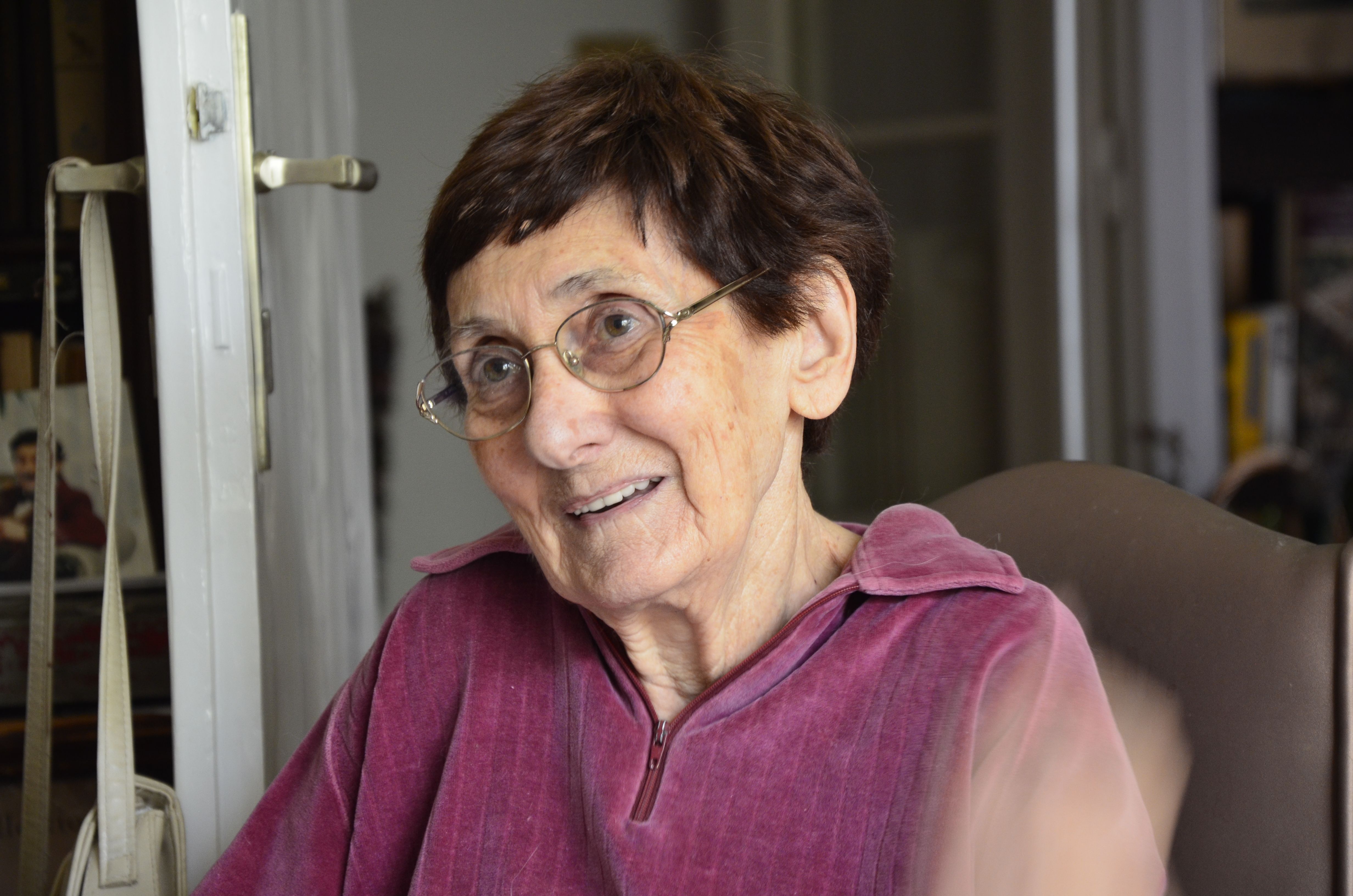 F. Petres Éva otthonában (Fotó: Farkas Ildikó)