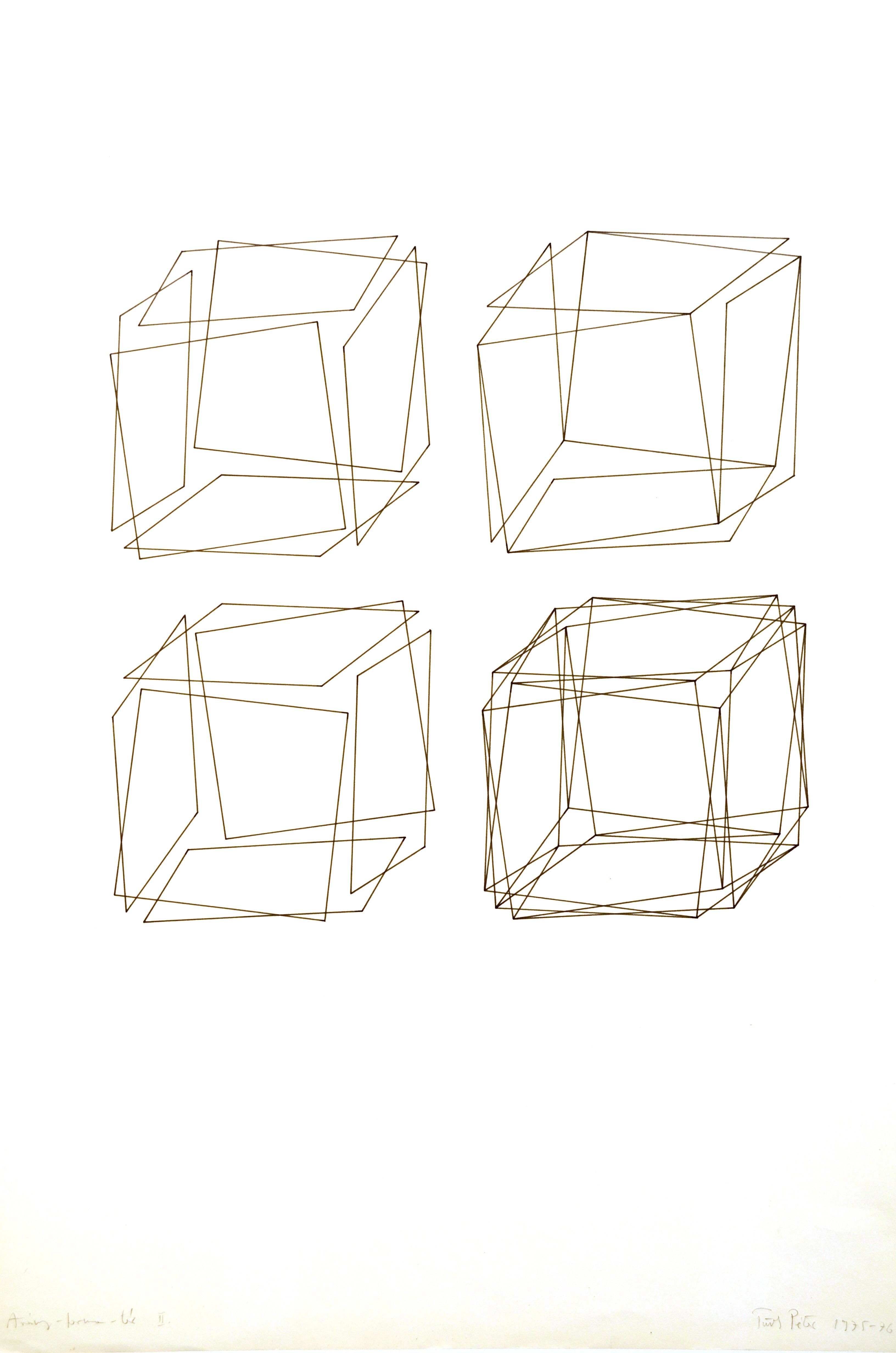 Türk Péter: Arány, forma, tér, 1975-76