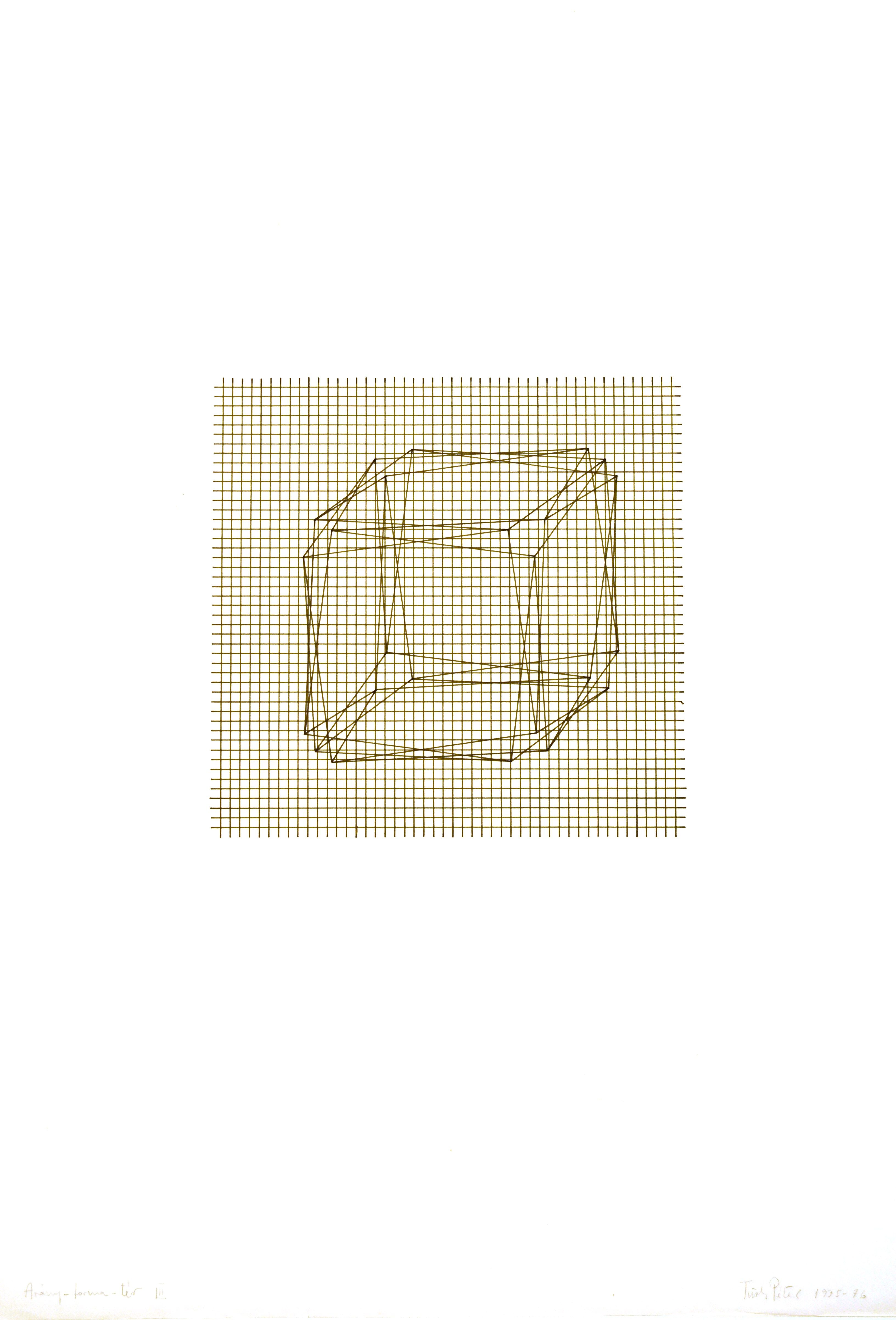 Türk Péter: Arány, forma, tér, 1975-76