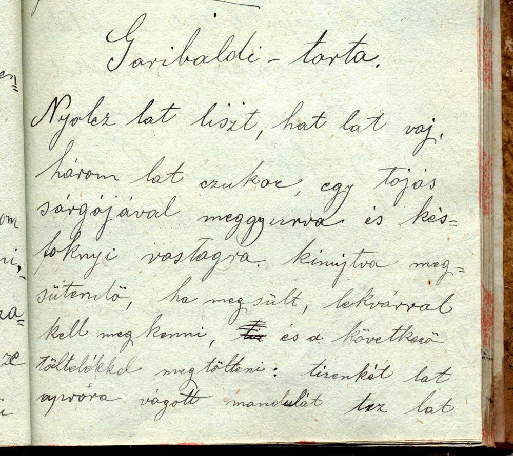 Garibaldi torta (I. rész)