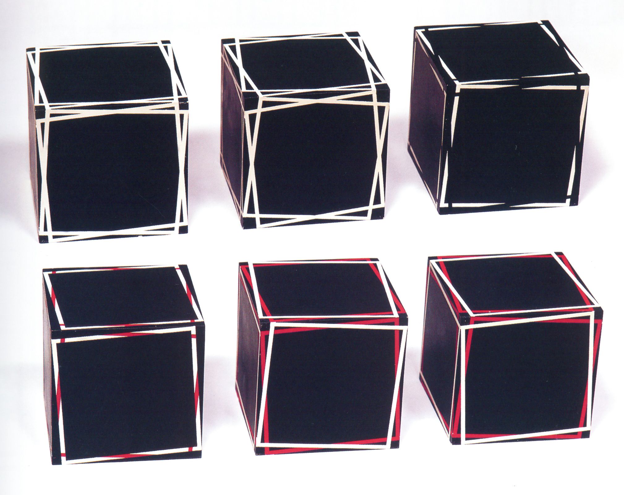 Türk Péter: Modulált kocka 1-6., 1976